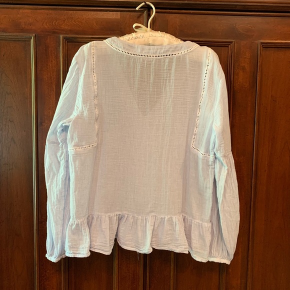 Women’s Super Cute Boho Top Medium Gap Long Sleeve Top - Picture 3 of 3